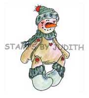 H-161 Sm. Button Snowman